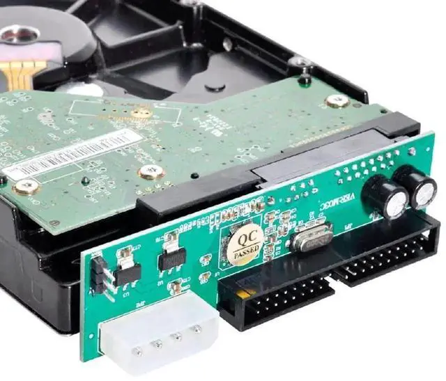 Alt view image 2 of 6 - WRIARICH SATA to IDE PATA 40Pin Converter PCBA Adapter, SATA HDD SSD to Legacy 40Pin IDE Motherboard Convert Board for Desktop 2.5/3.5 Inch Hard Drives