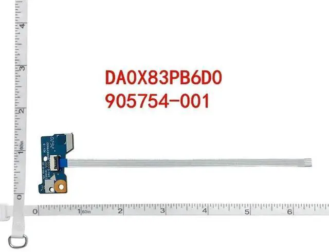 Main image of WRIARICH Power Switch Button Board DA0X83PB6D0 905754-001 for HP ProBook 450 G4/455 G4/470 G4/475 G4