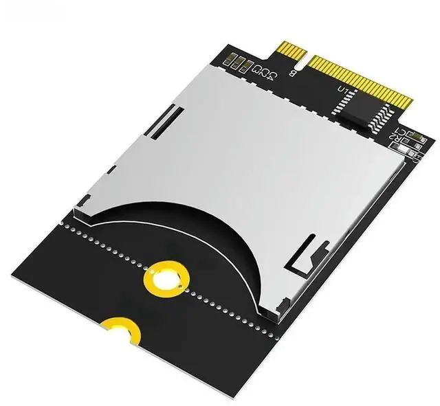 Alt view image 3 of 3 - WRIARICH M.2 B Key to SD4.0 UHS-II Adapter, USB Bus 3042/3052 Converter for Laptop WWAN Slot