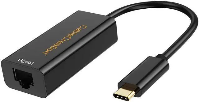 Main image of USB-C to Gigabit Ethernet Adapter, Thunderbolt 3 Compatible RJ45 LAN Network Dongle, 1000Mbps Plug & Play Wired Network Converter Compatible with Steam Deck, MacBook Pro/Air M1/M2, iPad, Samsung Galax