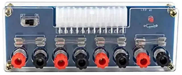 Alt view image 3 of 4 - WRIARICH XH-M229 HU-M27 ATX Benchtop Power Breakout Board with Protective Case, 20/24Pin Desktop Chassis PSU Takeout Terminal Output Module