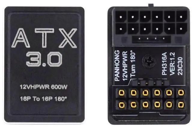 Alt view image 5 of 7 - WRIARICH 360° Rotatable Down-Angled 12VHPWR 16Pin Direction-Changing Adapter, ATX3.0 PCIe5.0 for RTX 4080/5090Ti