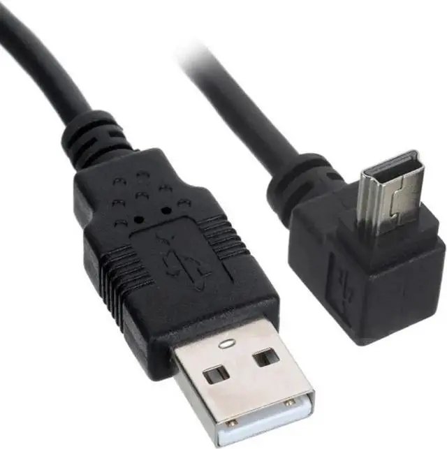 Alt view image 4 of 5 - WRIARICH Up Angled Mini USB Cable, USB A to 5Pin Mini USB B Data Cord