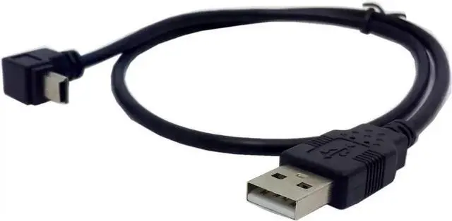 Alt view image 5 of 5 - WRIARICH Up Angled Mini USB Cable, USB A to 5Pin Mini USB B Data Cord