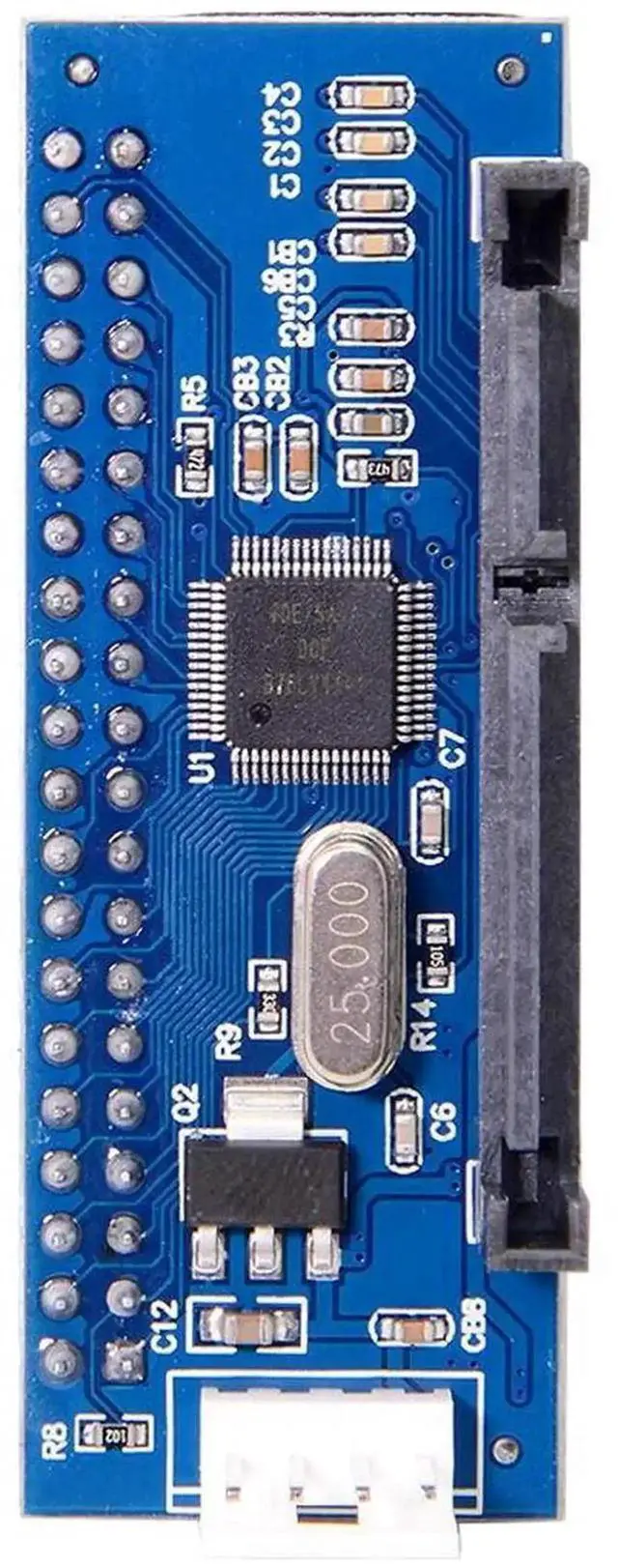 Alt view image 5 of 7 - WRIARICH IDE PATA 40Pin to SATA Female Converter PCBA Adapter, Bidirectional Storage Convert Board for Desktop 3.5 Inch PATA HDD Hard Drive Upgrade