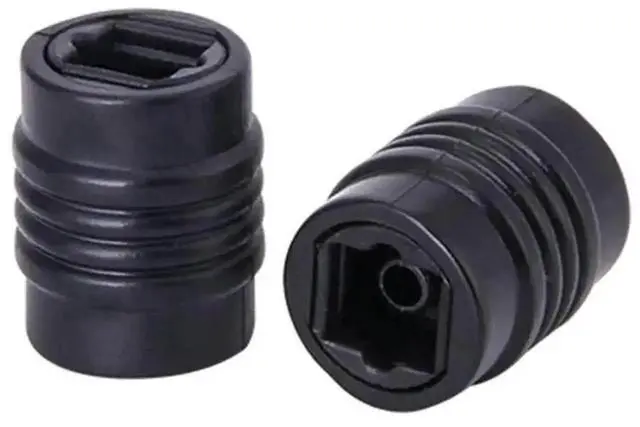 Alt view image 3 of 3 - WRIARICH Female to Female Toslink Optical Audio Coupler, Digital SPDIF Fiber Cable Extension Connector Adapter, 5 Pack