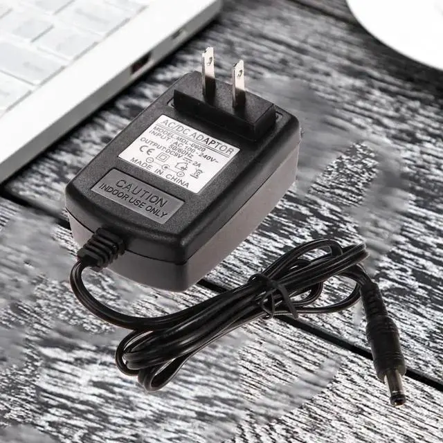 Alt view image 2 of 4 - WRIARICH 9V 2A Wall Power Supply Adapter, AC 100-240V US Plug Replacement Charger with 5.5x2.5mm DC Barrel Tip