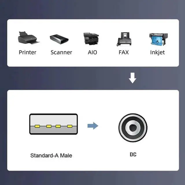 Alt view image 5 of 7 - WRIARICH 120CM USB 2.0 A Male to 2.0x0.7mm DC Barrel Straight Power Charging Cable, 5V DC Power Cord