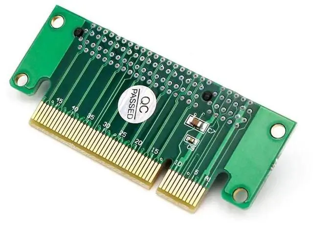 Alt view image 5 of 6 - WRIARICH 90 Degree Left-Angle PCIe X8 Riser Card PCI Express X8 Socket Converter Adapter For 1U Server PC