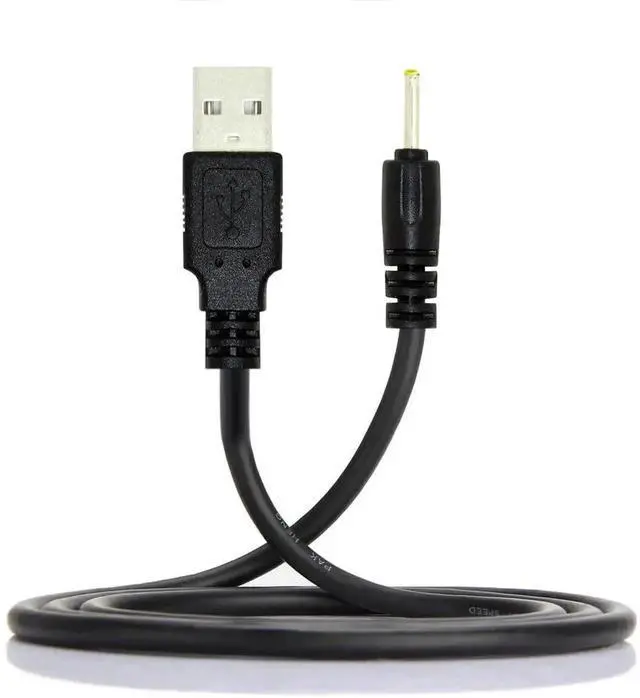 Main image of WRIARICH 120CM USB 2.0 A Male to 2.5x0.7mm DC Straight Barrel Connector Cable, 5V Power Charging Cord
