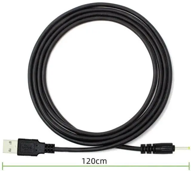 Alt view image 6 of 7 - WRIARICH 120CM USB 2.0 A Male to 2.5x0.7mm DC Straight Barrel Connector Cable, 5V Power Charging Cord