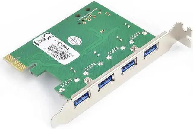Alt view image 4 of 6 - WRIARICH 4 Port USB 3.0 PCIe X1 Expansion Card, Renesas (NEC) Chipset, 15-Pin SATA Power Supply, SuperSpeed 5Gbps PCI-E USB Controller Adapter for Desktop Motherboard