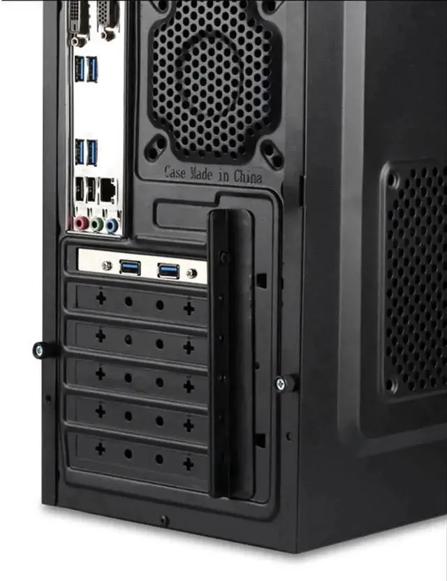 Alt view image 2 of 6 - WRIARICH PCI Panel 20Pin to Dual USB 3.0 Baffle Cable with Screw Mount, Copper Wire Rear Motherboard Header Cable for PC