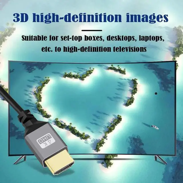 Alt view image 6 of 7 - WRIARICH Coiled Stretch Mini HDMI 2.0 Cable Mini HDMI Male to HDMI Male, Straight Connector Supports 4K@60Hz for Laptop HDTV Monitor PC