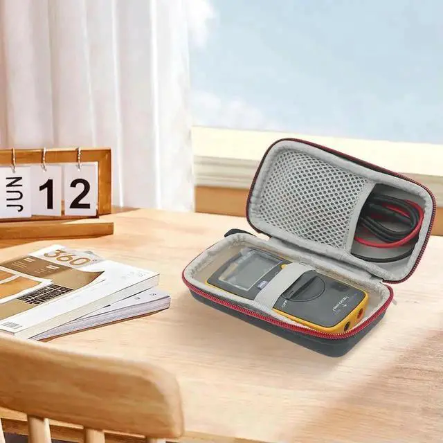 Alt view image 4 of 4 - WRIARICH Shockproof Hard EVA Portable Recorder Carry Case, Anti-Drop Travel Storage Bag Compatible with TASCAM DR-05 / DR-07 Audio Recorder