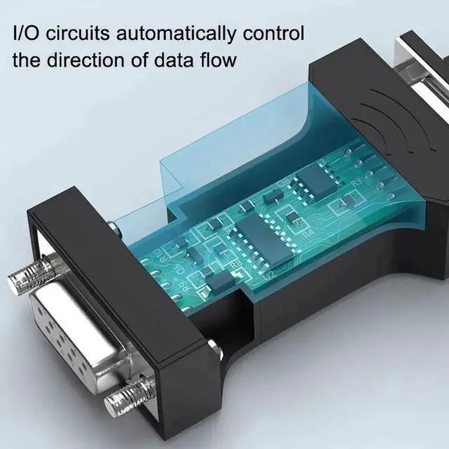 Alt view image 3 of 6 - WRIARICH DTECH DT-9000 Passive Bidirectional RS232 to RS485 Serial Converter Module, Industrial Serial Communication Protocol Adapter