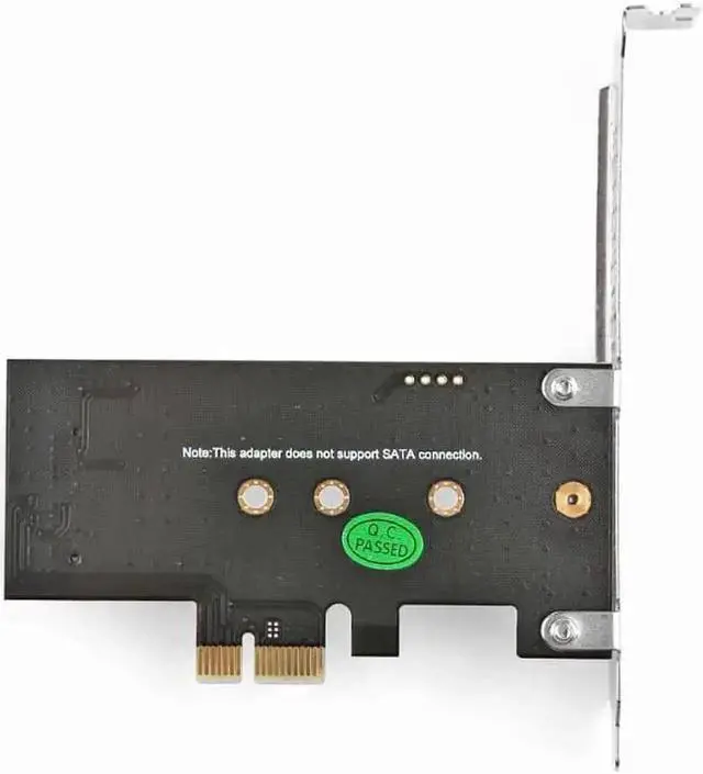 Alt view image 2 of 4 - WRIARICH M.2 NVMe to PCIe 3.0 X1 Expansion Card, M-Key NGFF SSD Converter Riser Card, PCI Express X1 Adapter for M.2 NVMe Solid State Drives Desktop Storage Add-On Card