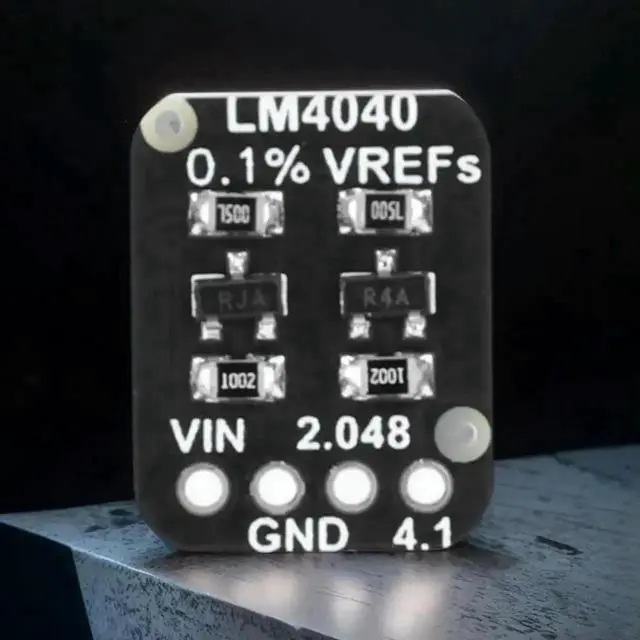 Alt view image 2 of 3 - WRIARICH LM4040 High Precision Voltage Reference Module, 2.048V & 4.096V Dual Reference Source Board for MCU Microcontroller Calibration
