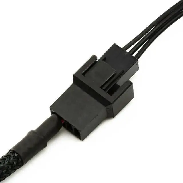 Alt view image 5 of 6 - WRIARICH 5-Pack 15Pin SATA to 4×3/4Pin Fan 12V Power Adapter Cable