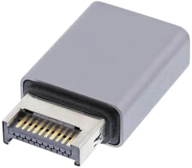 Alt view image 4 of 7 - WRIARICH USB 3.1 Type-E Male Header to USB-C Female Front Panel Adapter, Motherboard Internal Type-C Extension Data Converter