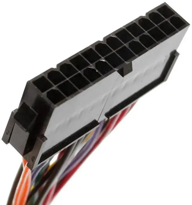 Alt view image 2 of 5 - WRIARICH 10CM(3.94Inch) ATX Standard 24Pin Female to Mini 24Pin Male Power Adapter Cable, Compatible with Dell OptiPlex 780 980 760 960 Desktop PC Power Conversion