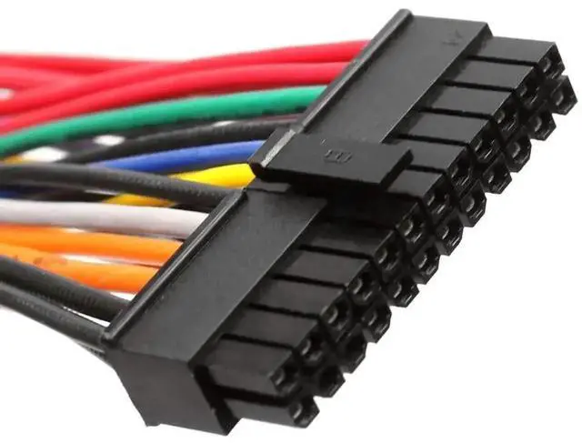 Alt view image 5 of 5 - WRIARICH 10CM(3.94Inch) ATX Standard 24Pin Female to Mini 24Pin Male Power Adapter Cable, Compatible with Dell OptiPlex 780 980 760 960 Desktop PC Power Conversion