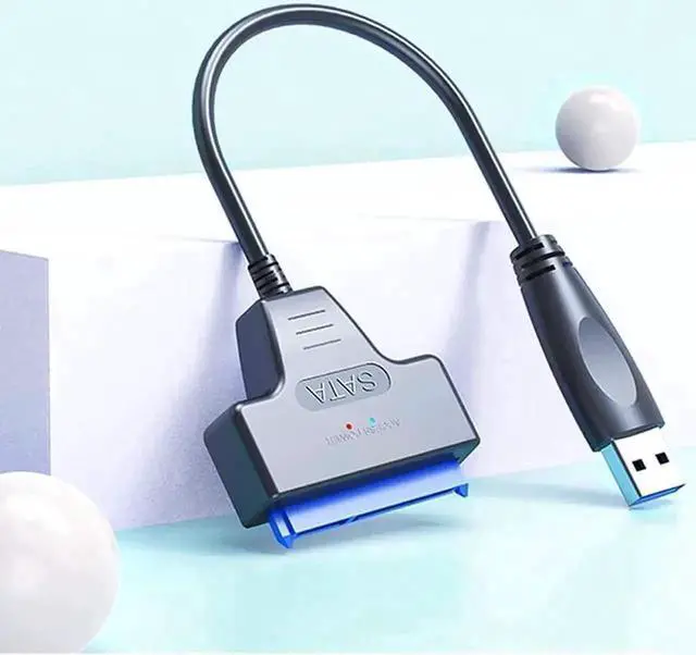 Alt view image 5 of 7 - WRIARICH 2 Pack USB 3.0 to SATA III Hard Drive Adapter Cable, UASP Supported SATA to USB Cable for 2.5 Inch SATA SSD HDD