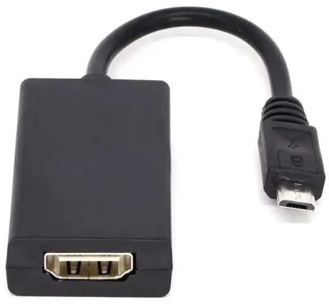 Alt view image 5 of 6 - WRIARICH MHL Micro USB 5Pin to HDMI Adapter, 1080P Video Converter Dongle for Android Phones, Mirror Screen to HDTV, Monitor & Projector
