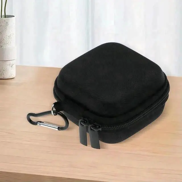 Alt view image 4 of 4 - WRIARICH Shockproof Hard EVA Headphone Storage Travel Case with Mesh Pocket and Carabiner, Compatible with Shokz OpenFit Air Wireless Earphones