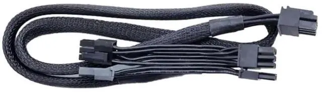 Alt view image 4 of 6 - WRIARICH Sleeved Dual PCIe 8Pin (6+2) GPU Power Cable for Corsair RMx Series Modular PSU, 60+20cm, 18AWG