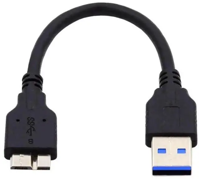 Alt view image 2 of 7 - WRIARICH 2 Pack 15cm USB 3.0 & USB C to Micro B Cable, Data Cord for Portable Hard Drive