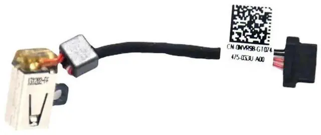 Alt view image 2 of 2 - WRIARICH DC Power Jack Harness Cable Replacement for Dell XPS 12 9Q33 9Q23 NVR98 CN-0NVR98 DC30100OK00