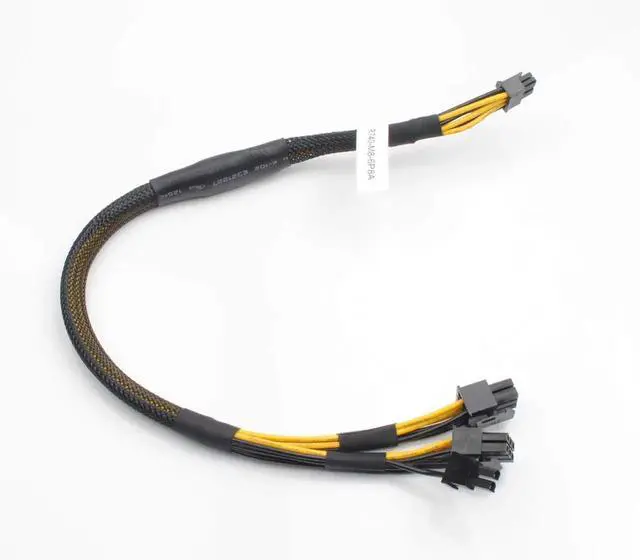 Alt view image 5 of 7 - WRIARICH Mini 8 Pin to 6+8 Pin GPU Power Cable 0TR5TP TR5TP Compatible with Dell R740 R740xd Server GPU Riser