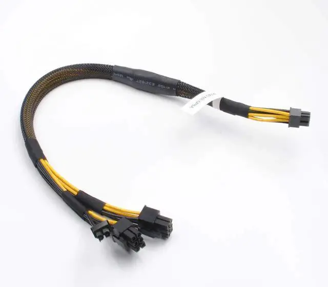 Alt view image 6 of 7 - WRIARICH Mini 8 Pin to 6+8 Pin GPU Power Cable 0TR5TP TR5TP Compatible with Dell R740 R740xd Server GPU Riser
