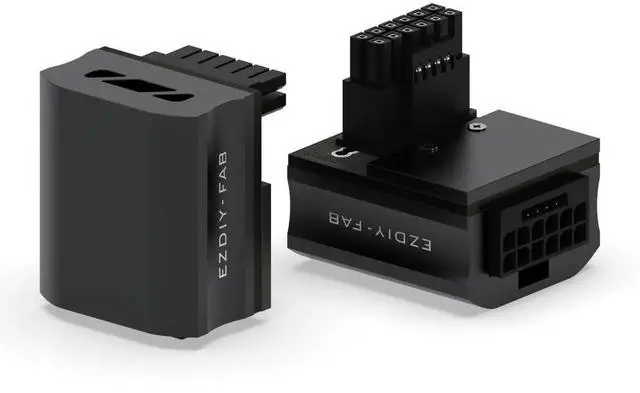 Main image of WRIARICH STD Type 90° 12VHPWR 12+4Pin Angle Power Adapter, Max 600W, Black, 1 Pack, Compatible with RTX 4090, 4080, 4070Ti Graphics Cards