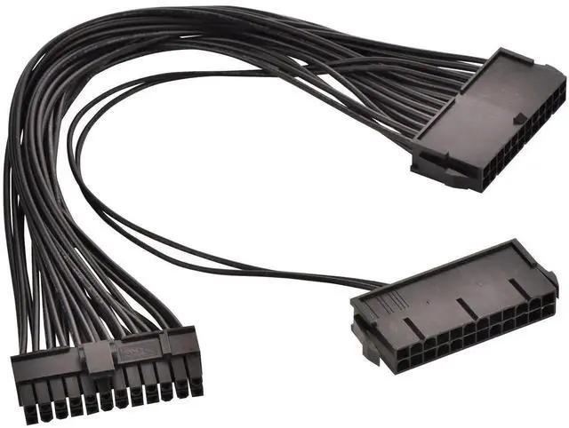 Main image of WRIARICH Dual PSU ATX 24Pin Motherboard Adapter Cable, Secondary Power Supply Sync Cord, 32cm (12.6 Inch)