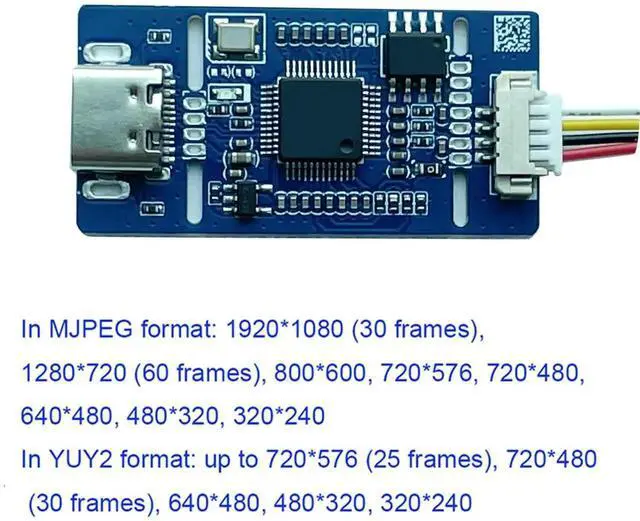 Alt view image 2 of 5 - WRIARICH CVBS Analog AV to USB-C Video Capture Module, UVC Driver-Free, Supports Windows/Linux/macOS/Android