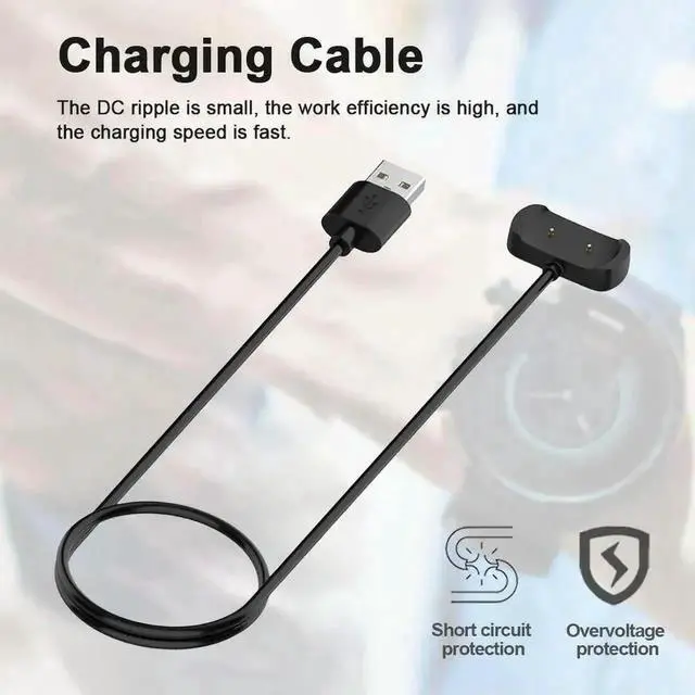 Main image of WRIARICH 5V 700mA USB Charging Dock Cable Replacement Cord for Amazfit Bip 5 Unity A2324 Smart Watch