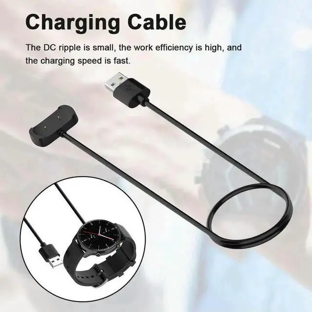 Alt view image 3 of 3 - WRIARICH 5V 700mA USB Charging Dock Cable Replacement Cord for Amazfit Bip 5 Unity A2324 Smart Watch