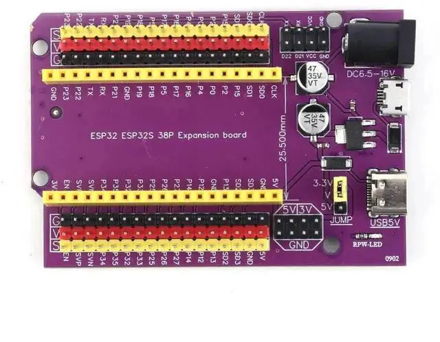 Main image of WRIARICH NodeMCU-32S ESP32 Development Board TYPE-C & Micro USB Dual Port WiFi Bluetooth GPIO Expansion Module