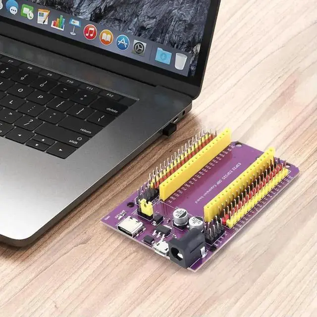 Alt view image 3 of 3 - WRIARICH NodeMCU-32S ESP32 Development Board TYPE-C & Micro USB Dual Port WiFi Bluetooth GPIO Expansion Module