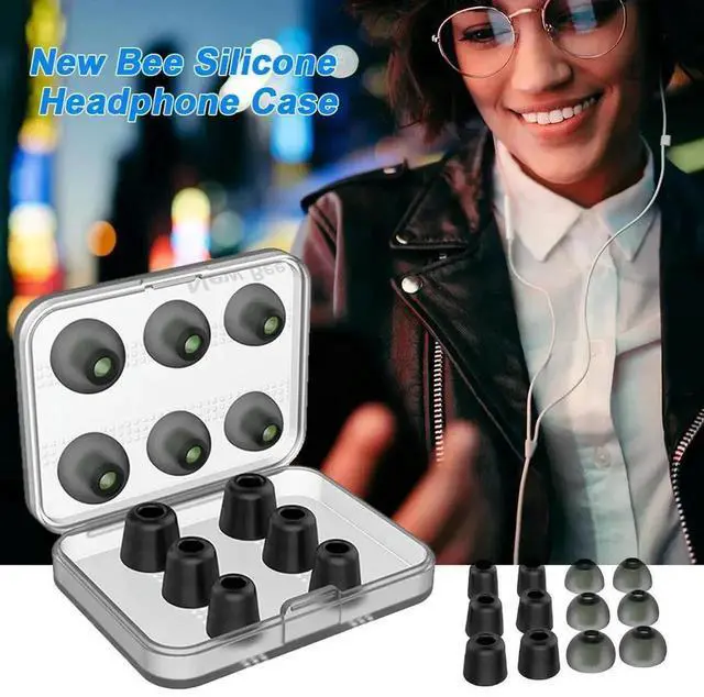 Alt view image 3 of 4 - WRIARICH Soft Memory Foam Ear Tips, Noise Isolating Replacement Earbud Cushion Pads, Comfort Foam Ear Tips Accessories for In-Ear Headphones