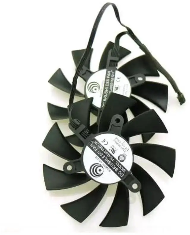 Main image of WRIARICH PLA09215B12H GPU Cooling Fan, 12V 0.55A 85mm 42×42×42mm 4Pin 4Wire PWM Fan Replacement for EVGA GTX760 GTX770 Graphics Card