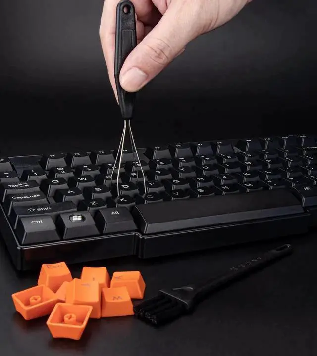 Alt view image 2 of 6 - WRIARICH Stainless Steel Keycap Puller Tool Kit with 2 Cleaning Brushes for Mechanical Keyboard, Limited Time Discount Ends 09/28, YuXuan Technology