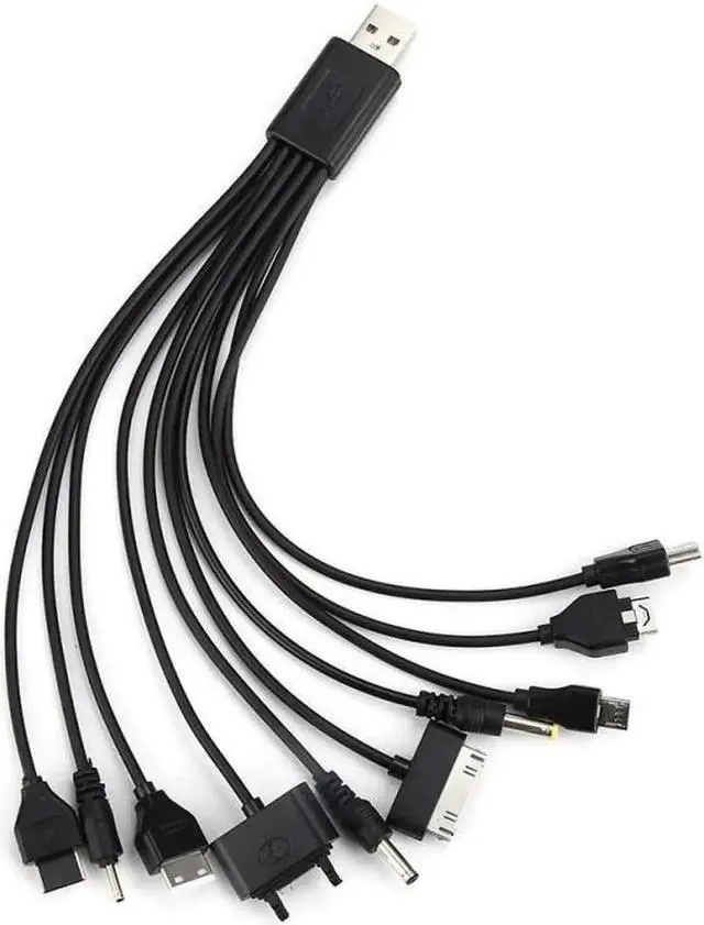 Alt view image 5 of 5 - WRIARICH 10 in 1 Multi USB Charging Cable, Universal Multi Tips Portable Fast Charger Cord for Multiple Phones & Small Electronics