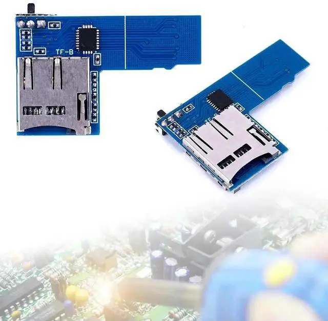 Alt view image 3 of 4 - WRIARICH 2-in-1 Dual System Micro SD TF Card Switch Module, Dual OS Boot Switch Board Compatible with Raspberry Pi B+, 2B, 3B