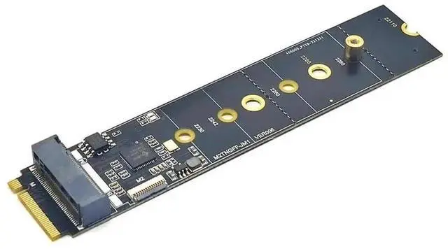 Main image of WRIARICH NVMe M Key Slot to B+M Key SATA M.2 SSD Adapter Card with JMB582 Chip, Supports 2230/2242/2260/2280 SATA NGFF Drives