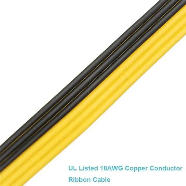 Alt view image 2 of 4 - WRIARICH PCIe 6Pin to 6+2Pin Male to Male Splitter Cable 60CM+20CM for GPU Mining Breakout Board ETH ZEC