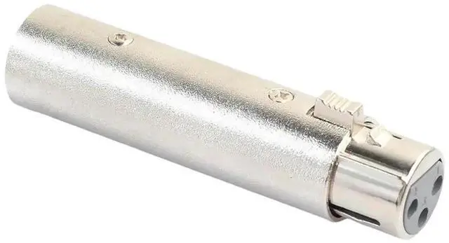 Main image of WRIARICH 2 Pack XLR 3Pin Male to Female Phase Reverse Adapter Connectors