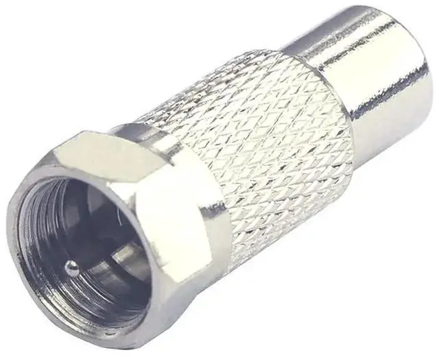 Alt view image 2 of 6 - WRIARICH 2 Pack RCA Female to F-Type Male RF Coax Adapter, Retro Game Console RF Connector Compatible with Atari 2600/7800, Sega, Coleco, Commodore